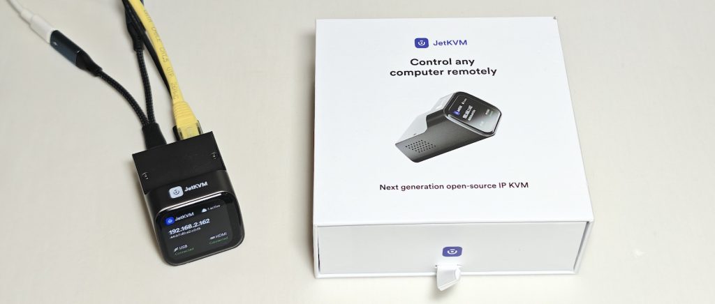 JetKVM 数回使用 JetKVMが届いた😍 : r/homelab
