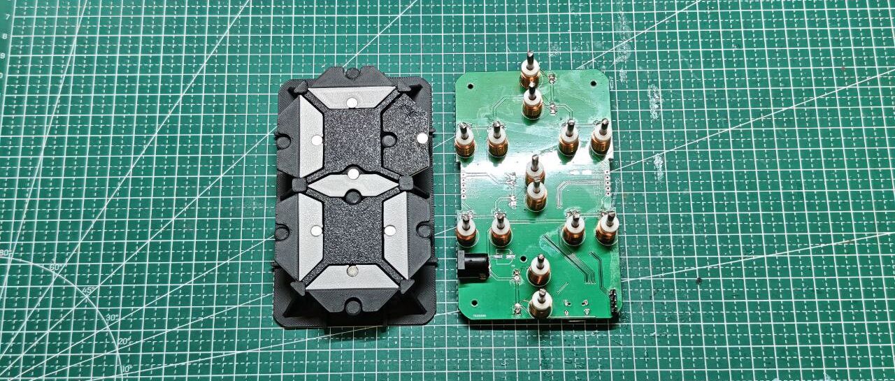 Electromagnetically Driven Segment Code Clock Finds a Solution, Let's Try One First