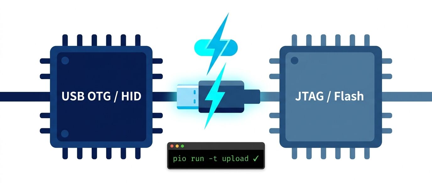 ESP32-S3 小技巧：单口实现同时支持 USB 设备 + 一键烧录